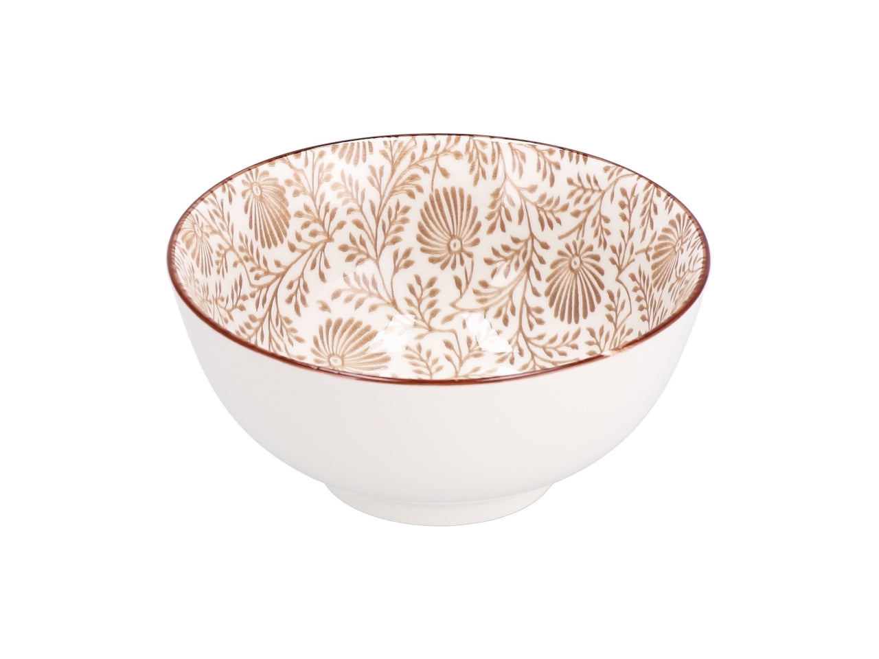 Ciotola in ceramica tricy d.15xh.6,5cm 2 disegni assortiti