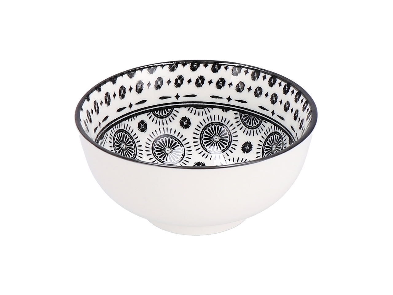 Ciotola in ceramica tricy d.15xh.6,5cm 2 disegni assortiti