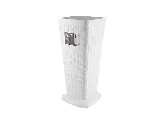 Portaombrelli Elegance 25,5x25,5xh.57cm bianco