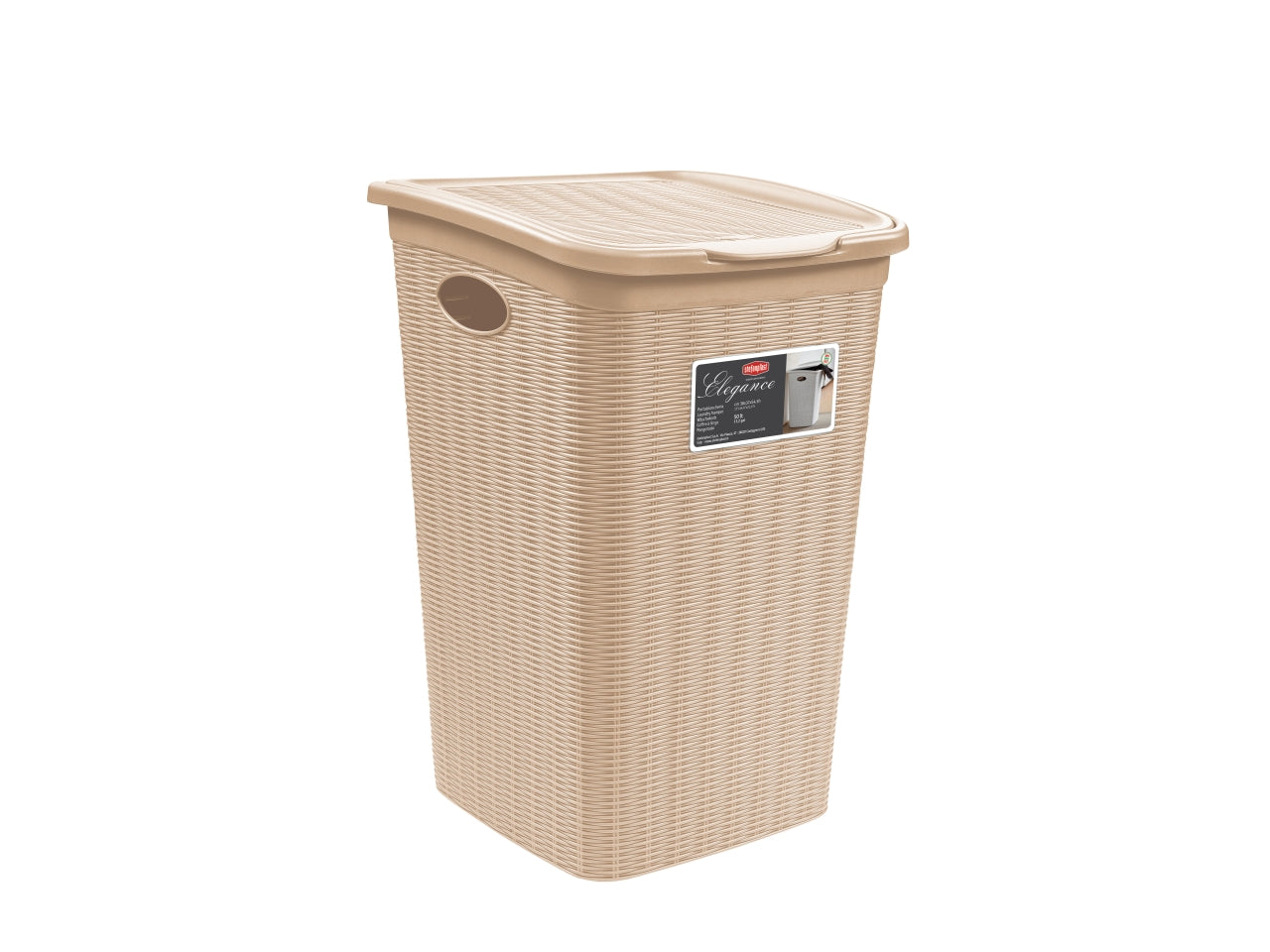 Portabiancheria Elegance 50 in plastica 30084 - 38x37x54,5 cm - Stefanplast
