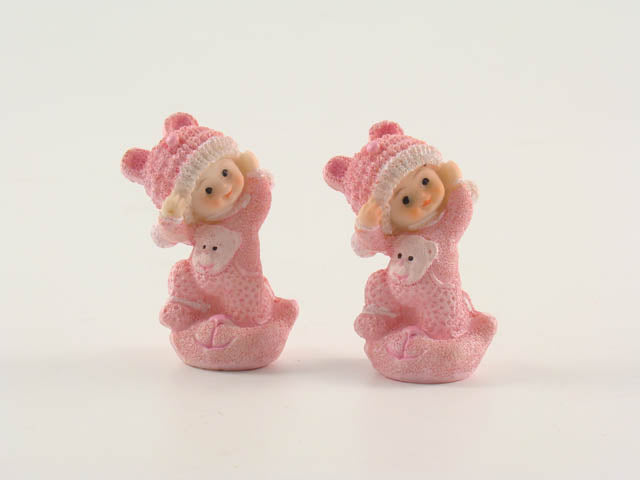Bimbo rosa/celeste 106980