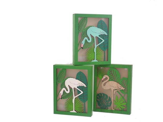 Quadretto legno luminoso xd10206