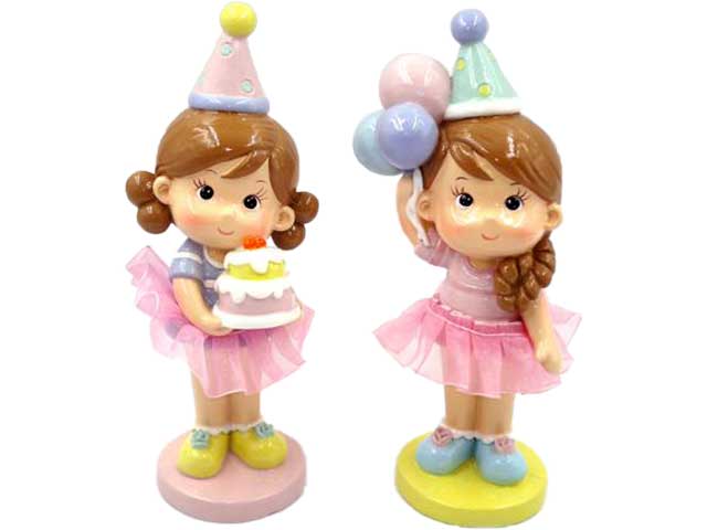 Bambolina resina piccola 12cm k19903