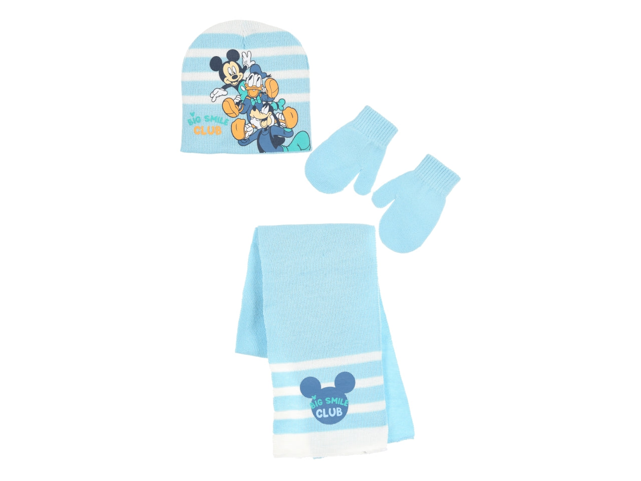 Mickey sciarpa+guanti+cappello
