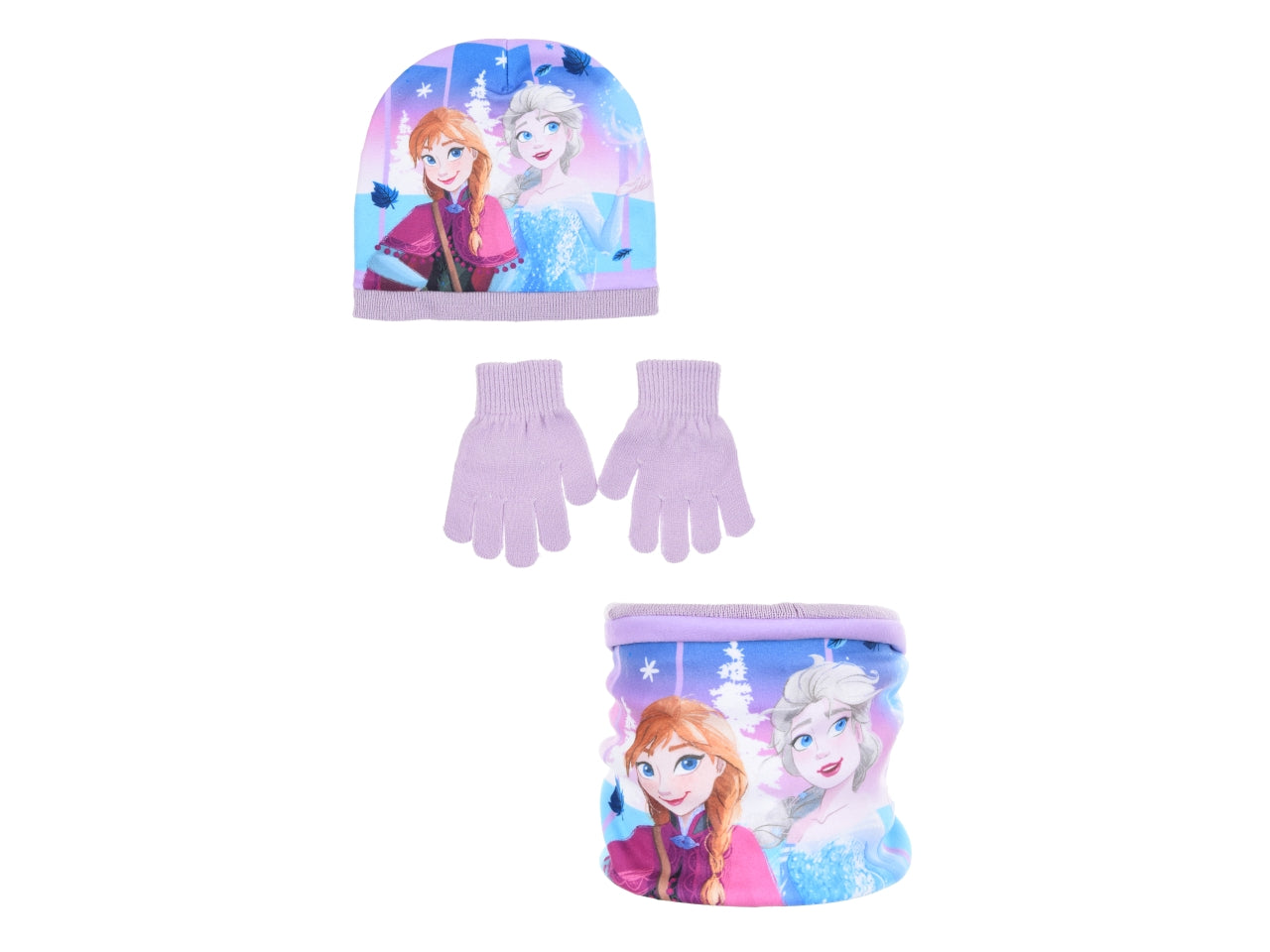 Frozen cappello+collo+guanti