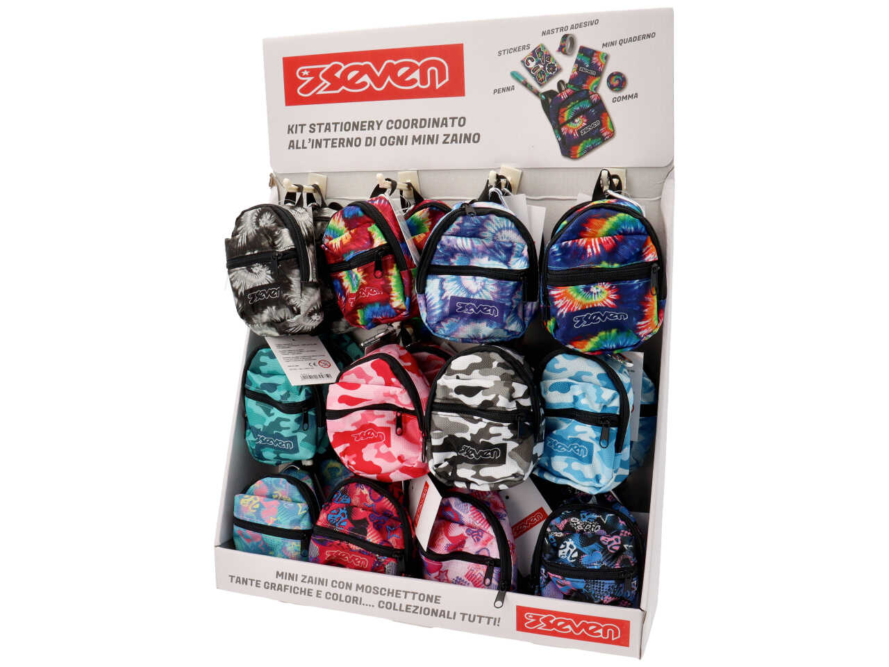 Seven mini zainetti portachiavi 901002114-000