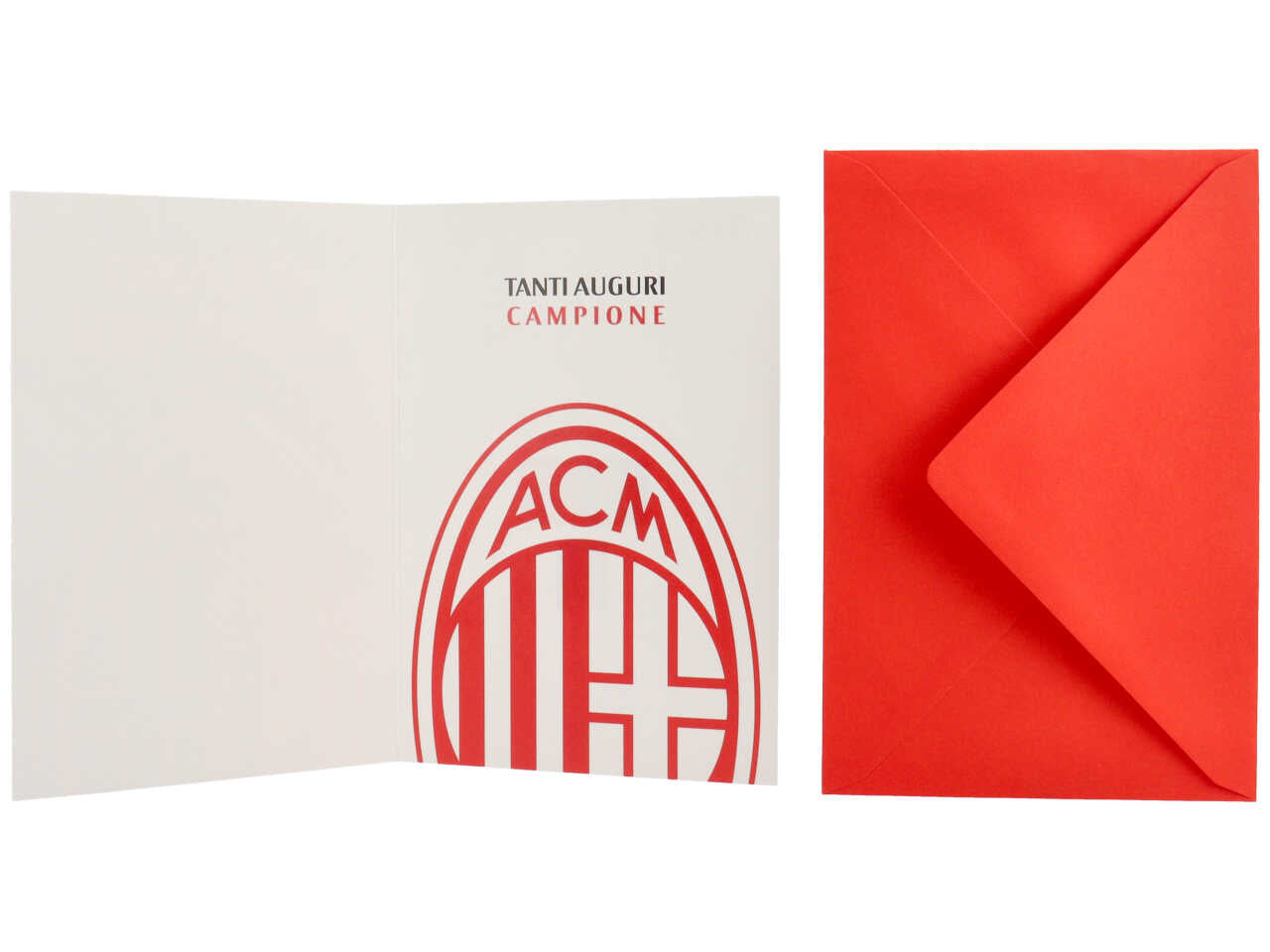 Biglietto auguri milan