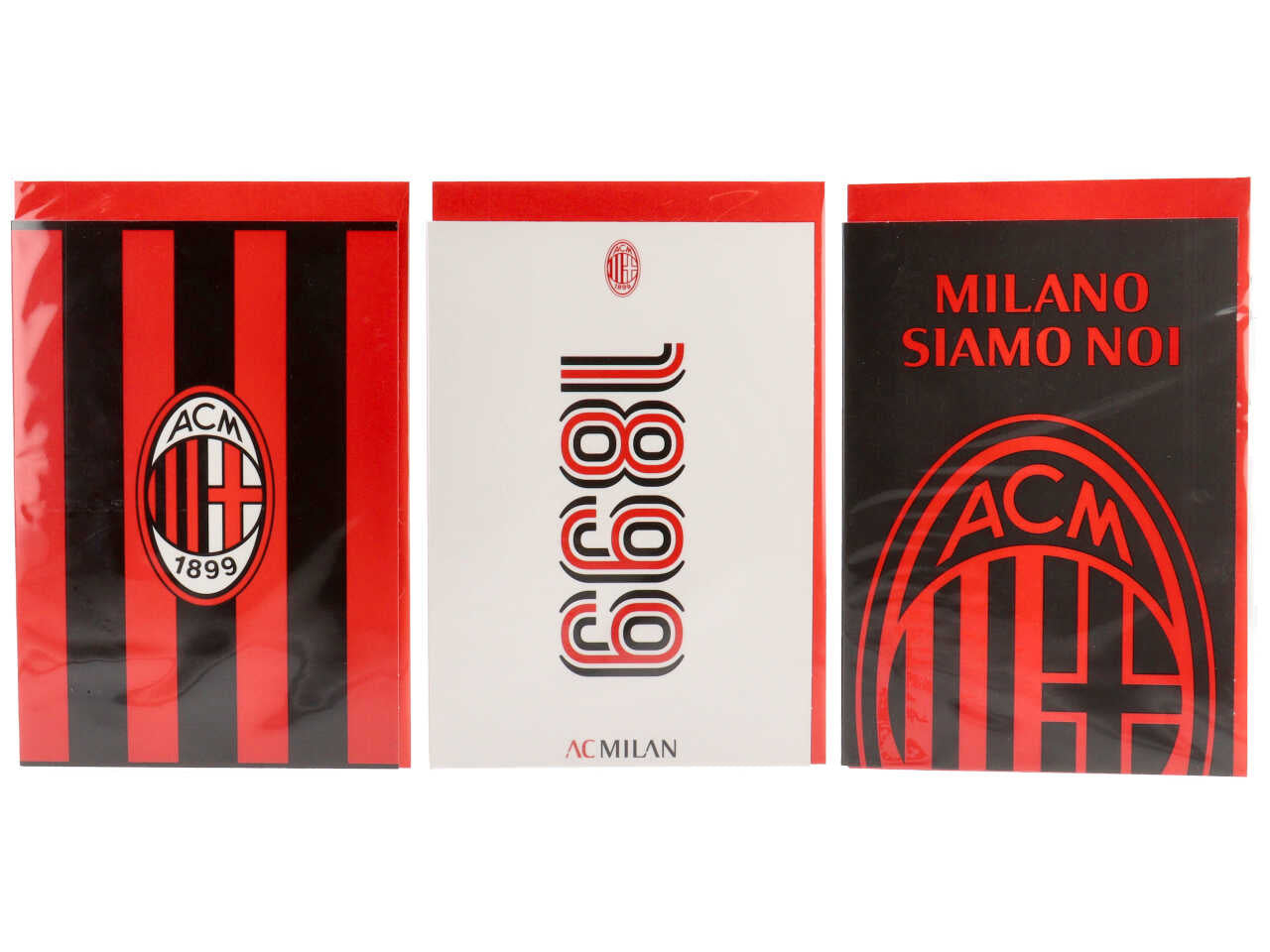 Biglietto auguri milan