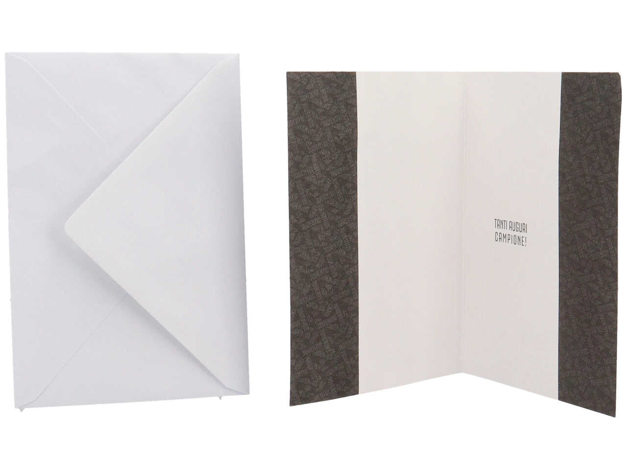 Biglietti auguri con segnalibro juventus linea greeting con busta bianca misura 11,8x16,8cm