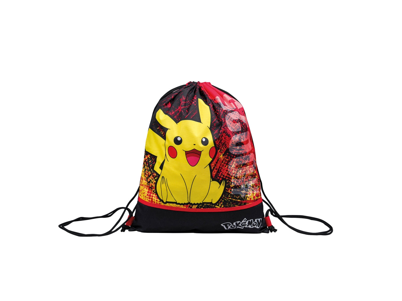 Sacca Pokemon Pikachu con coulisse, 47x37 cm - Seven