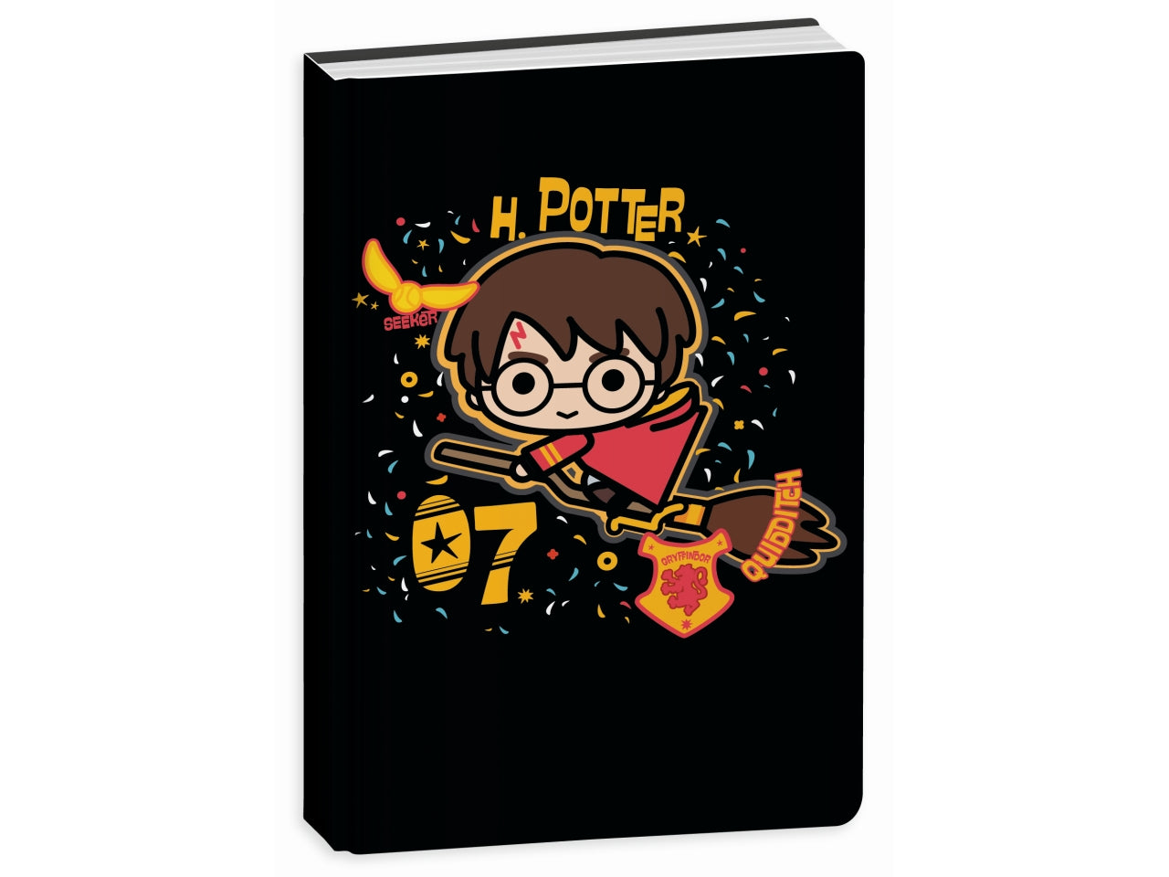 Diario scuola Harry Potter 10 mesi, copertina imbottita lucida assortiti, 14,5x20,6 cm - Seven