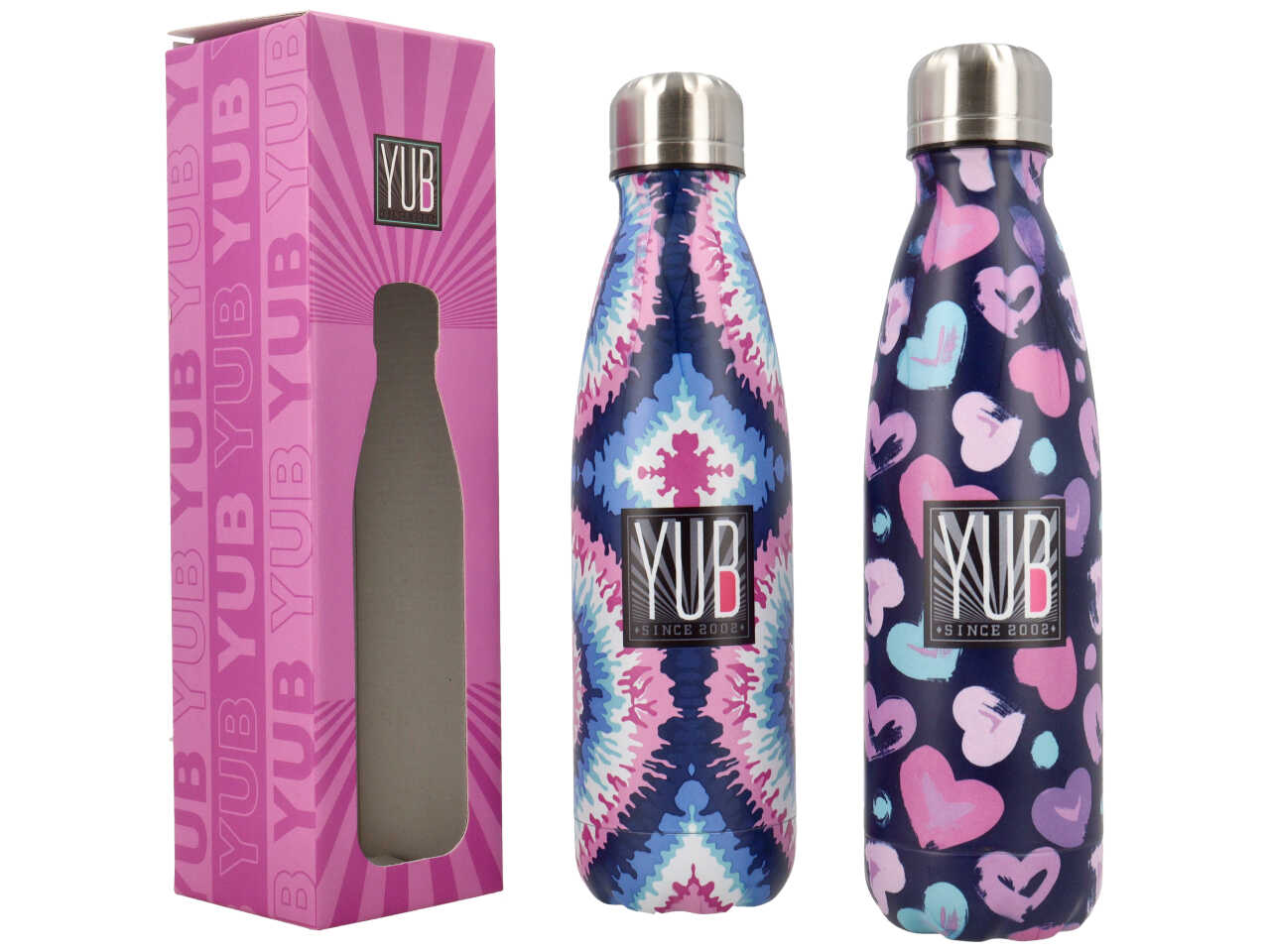 Borraccia termica Yub di acciaio inox, assortiti 500ml  - Seven $