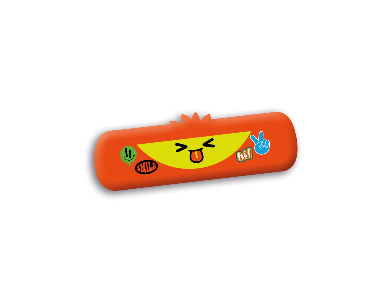 Astuccio ovale scuola Mitama Animals di silicone assortiti, 6,5x22 cm$