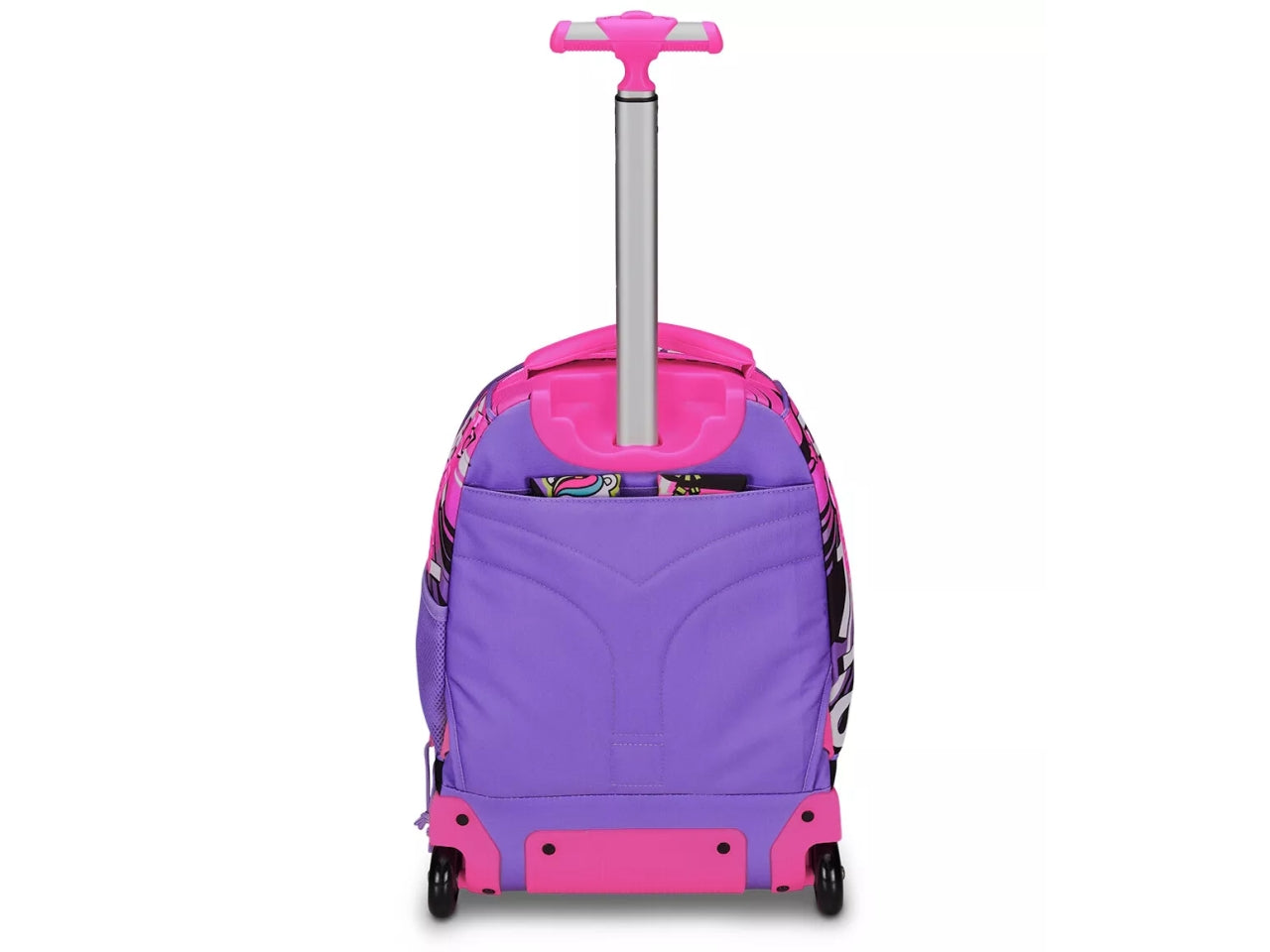 Zaino trolley scuola Mitama, Run Girl in tessuto impermeabile assortiti con tasca laterale porta borraccia, 34x50x26 cm, 33 lt