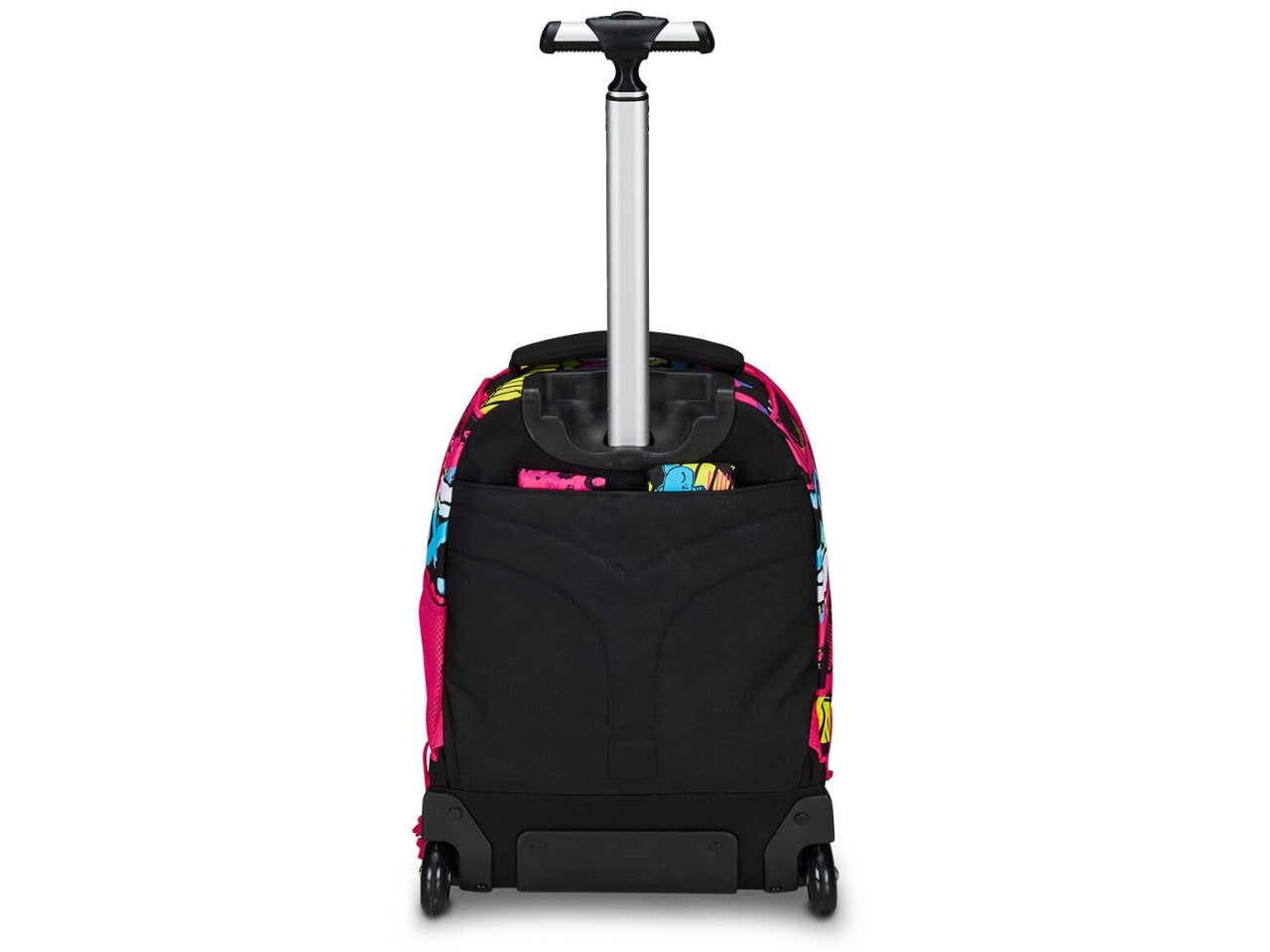 Zaino trolley scuola Mitama, Run Girl in tessuto impermeabile assortiti con tasca laterale porta borraccia, 34x50x26 cm, 33 lt
