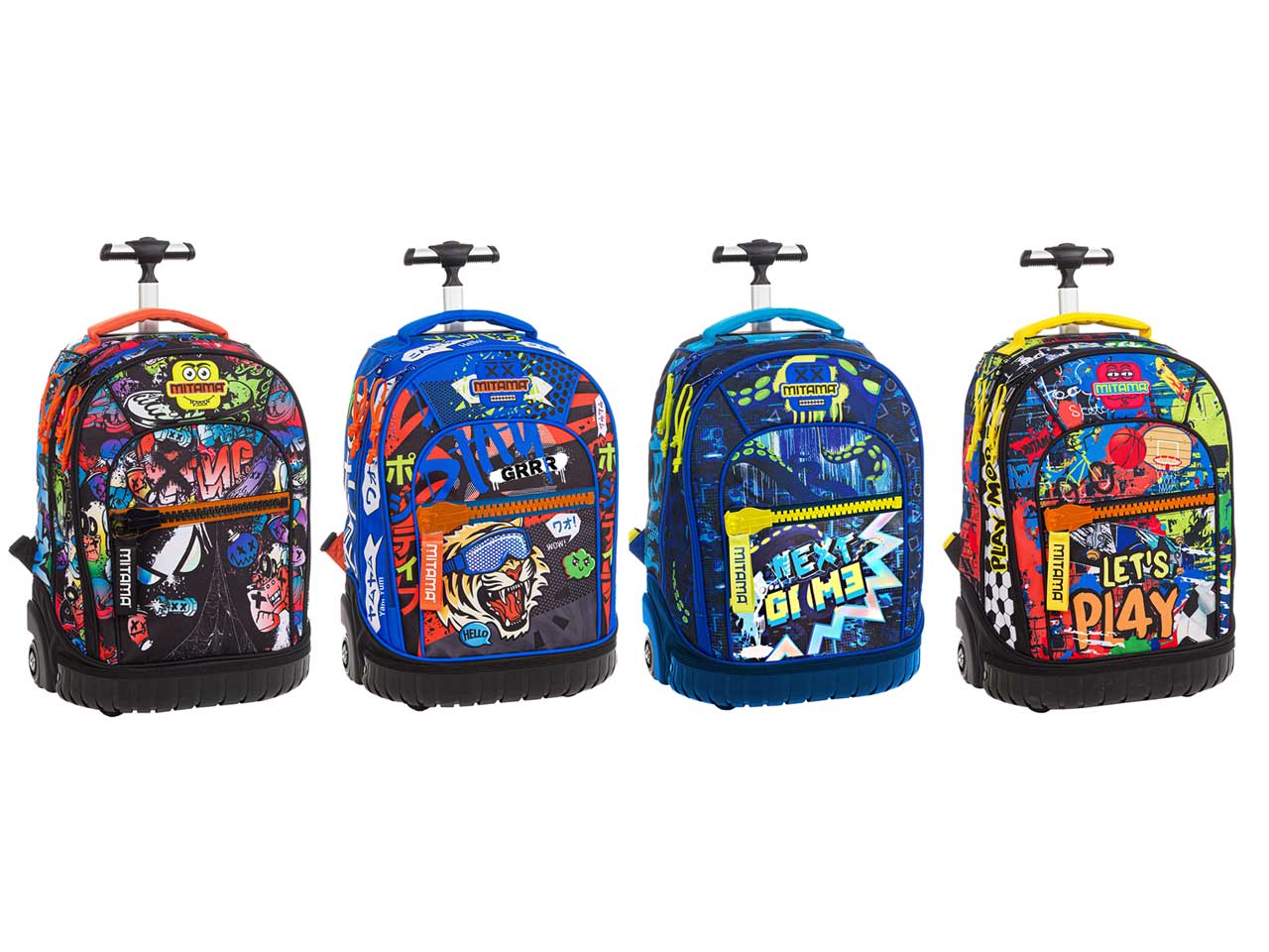 Mitama Zaino Trolley Scuola Elementare Bambino Trolley MITAMA