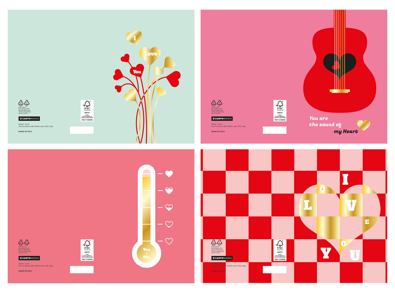 Biglietti sentimentale cartomania | Seven