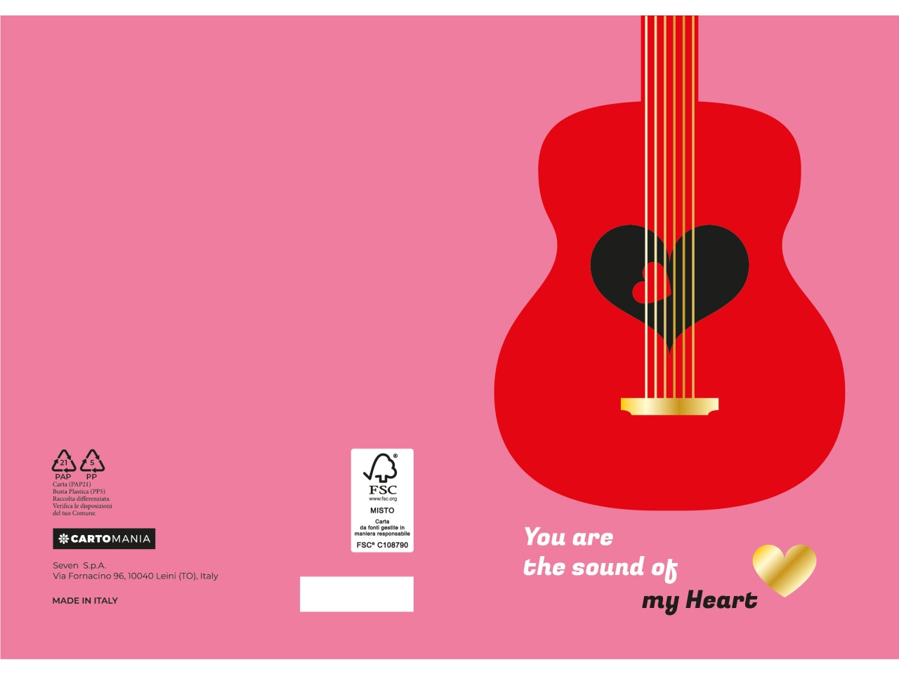 Biglietti sentimentale cartomania | Seven