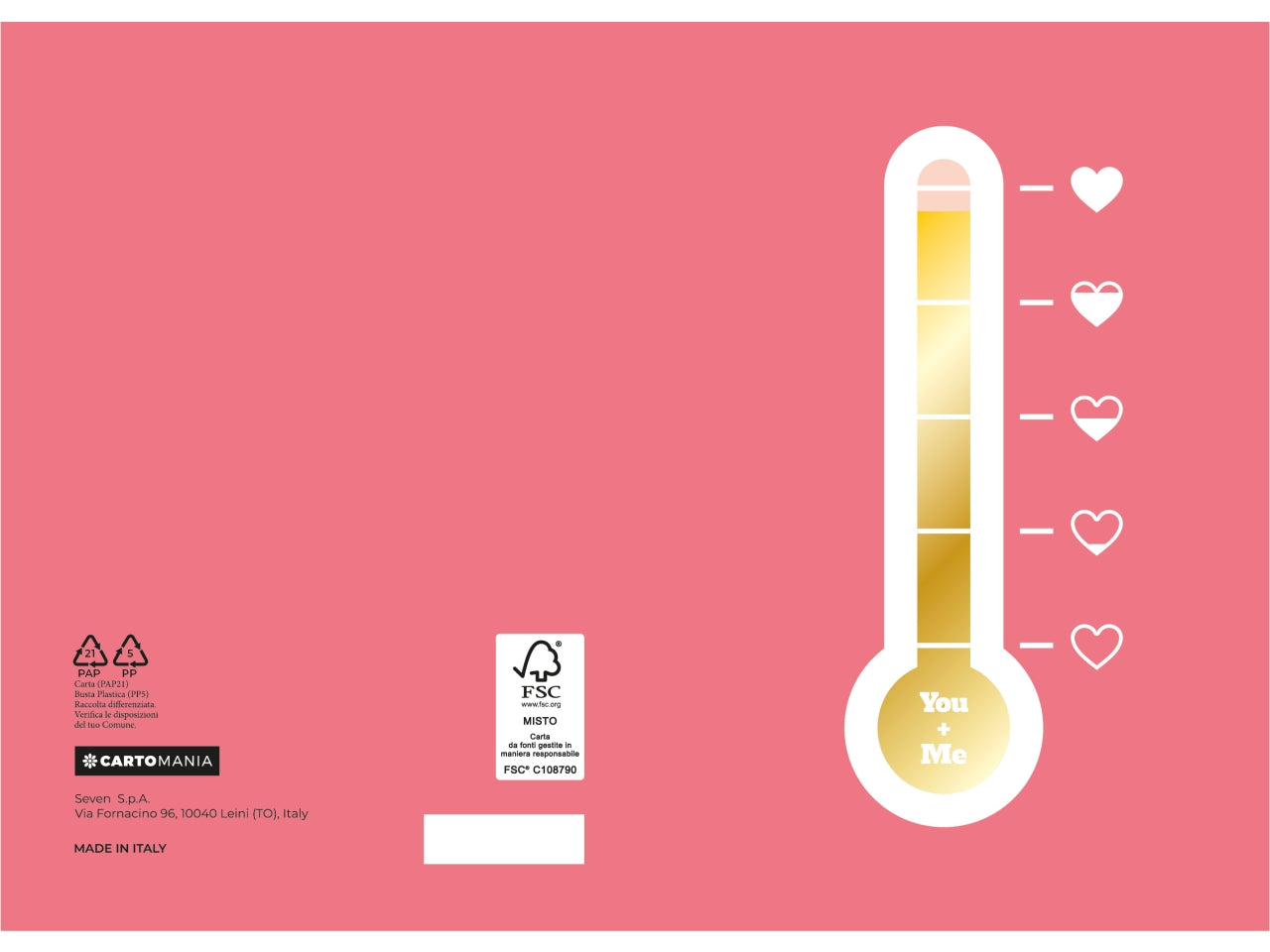 Biglietti sentimentale cartomania | Seven