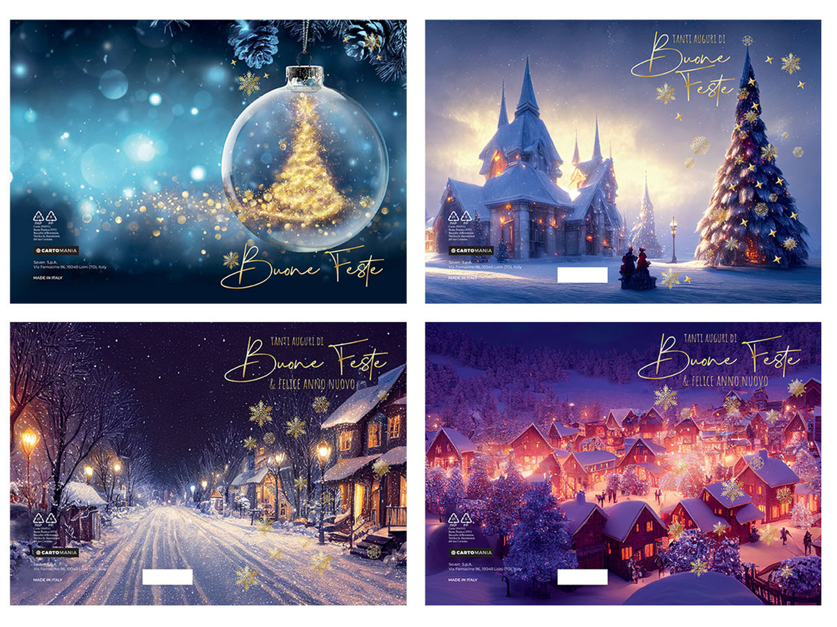 Biglietti natale landscape cartomania | Seven