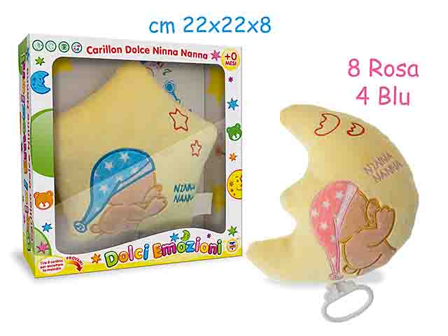 Carillon c/stella e luna 22cm 39241