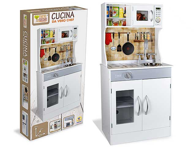 Fatto di legno cucina legno 90cm