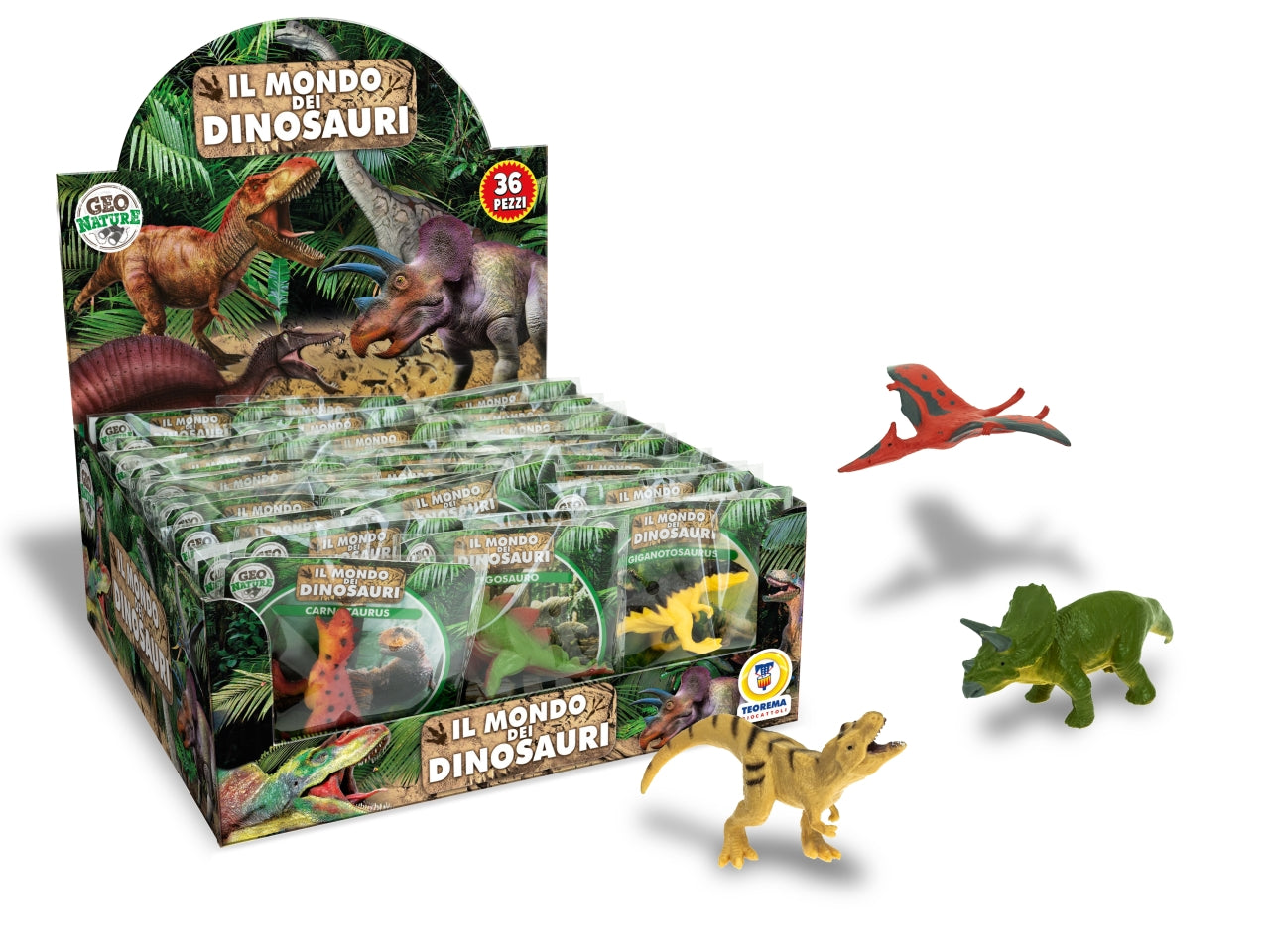 Geo nature - dinosauri 12 modelli assortiti