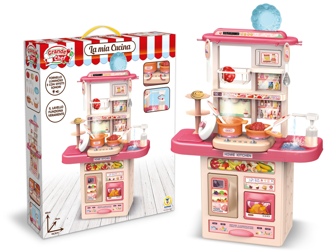 Grande chef cucina h.65cm