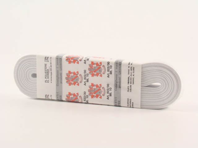 Nastro elastico b.co mt.10 0822-30/1/2