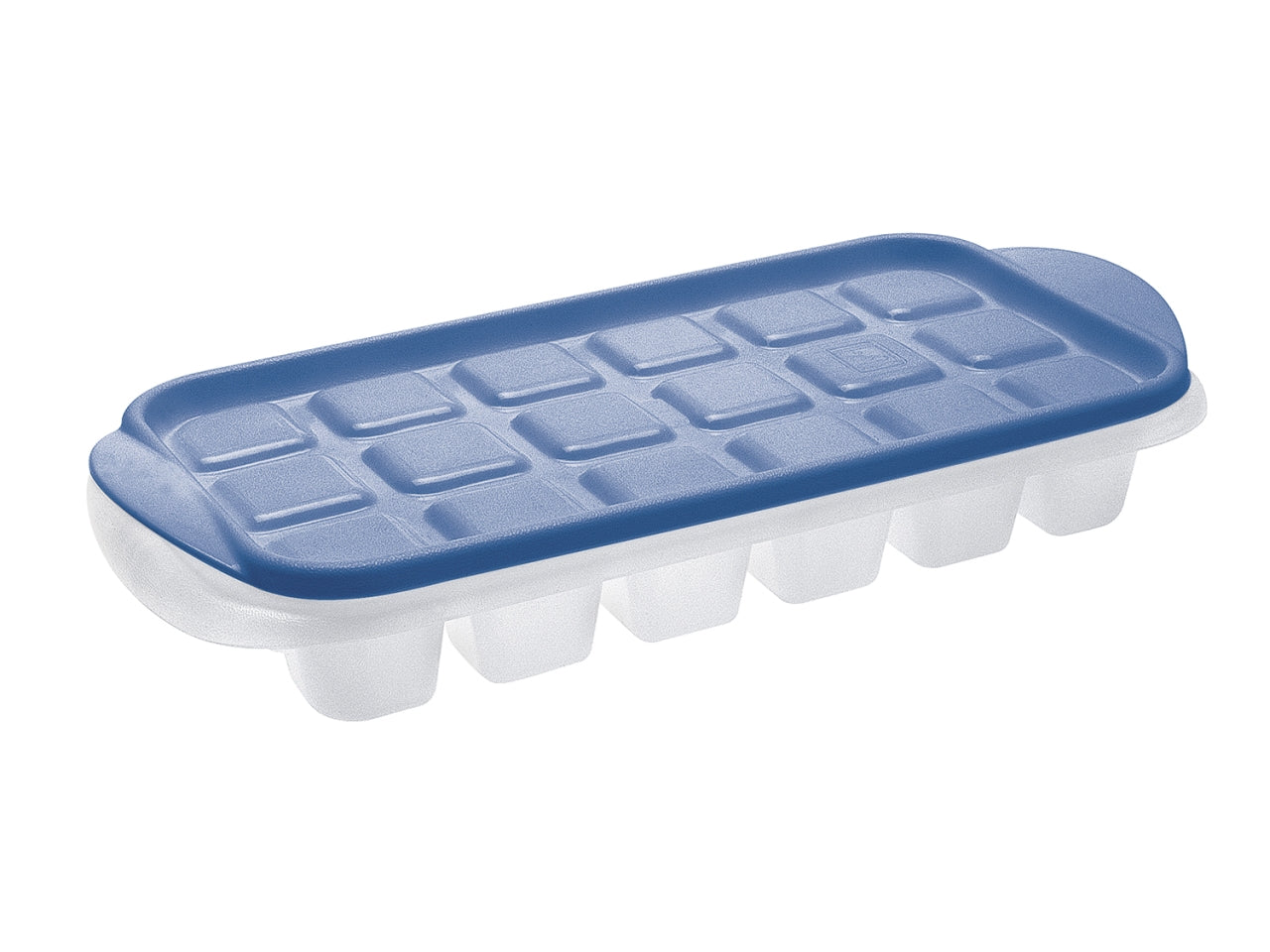 Vaschetta formaghiaccio con coperchio colore oceano