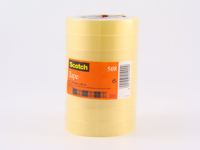 Nastro adesivo 3m in ppl con supporto in polipropilene trasparente 19 mm x 66 mt