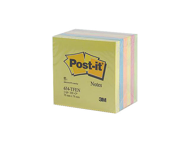 Notes post-it 6 pezzi 76mmx76mm