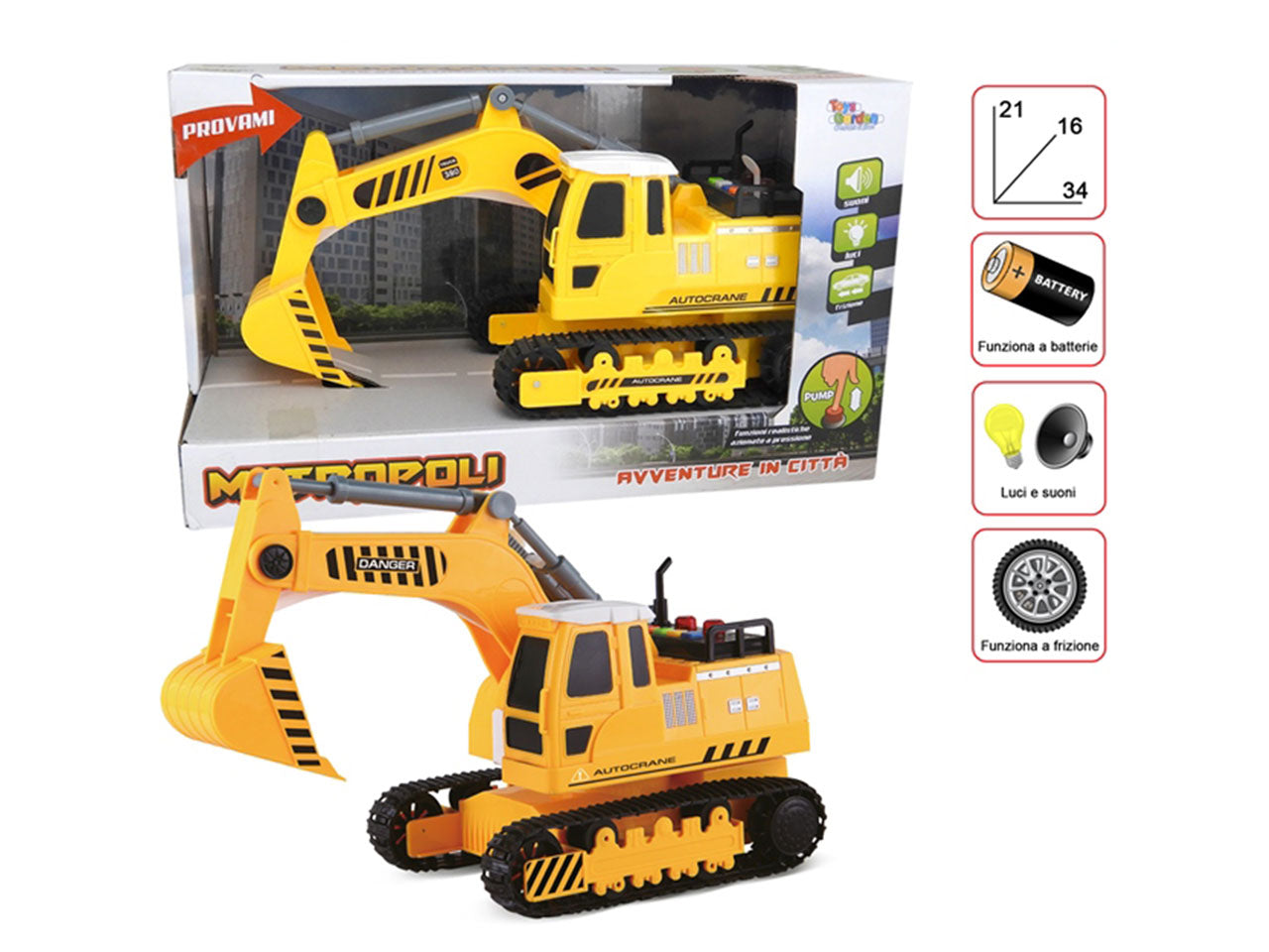 Metropoli escavatore grande 27469