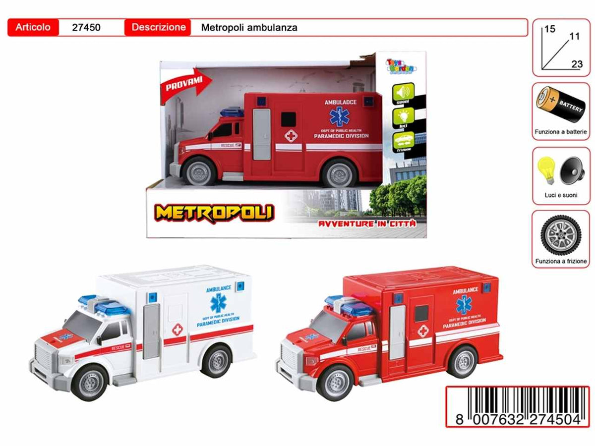 Metropoli ambulanza 1:20 27450