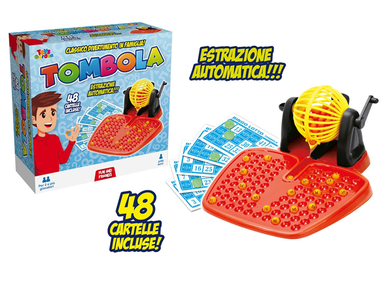 Tombola con 48 cartelle misura