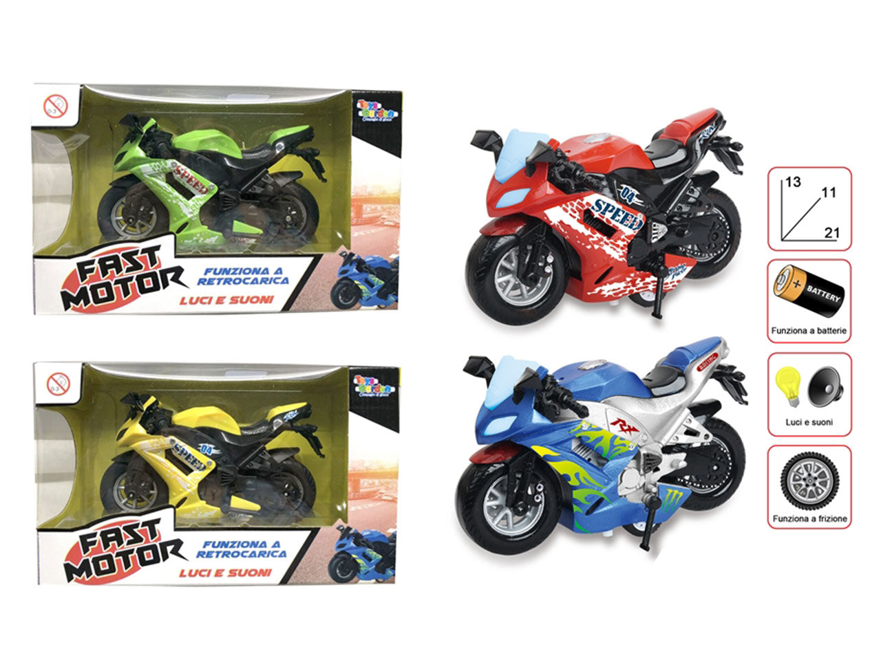 Moto a frizione