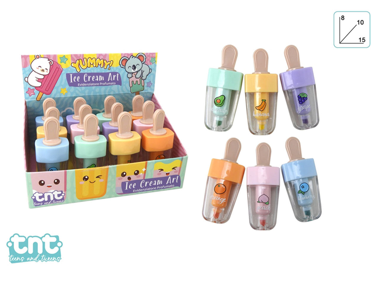 Tnt icecream art evidenziatore 8cm