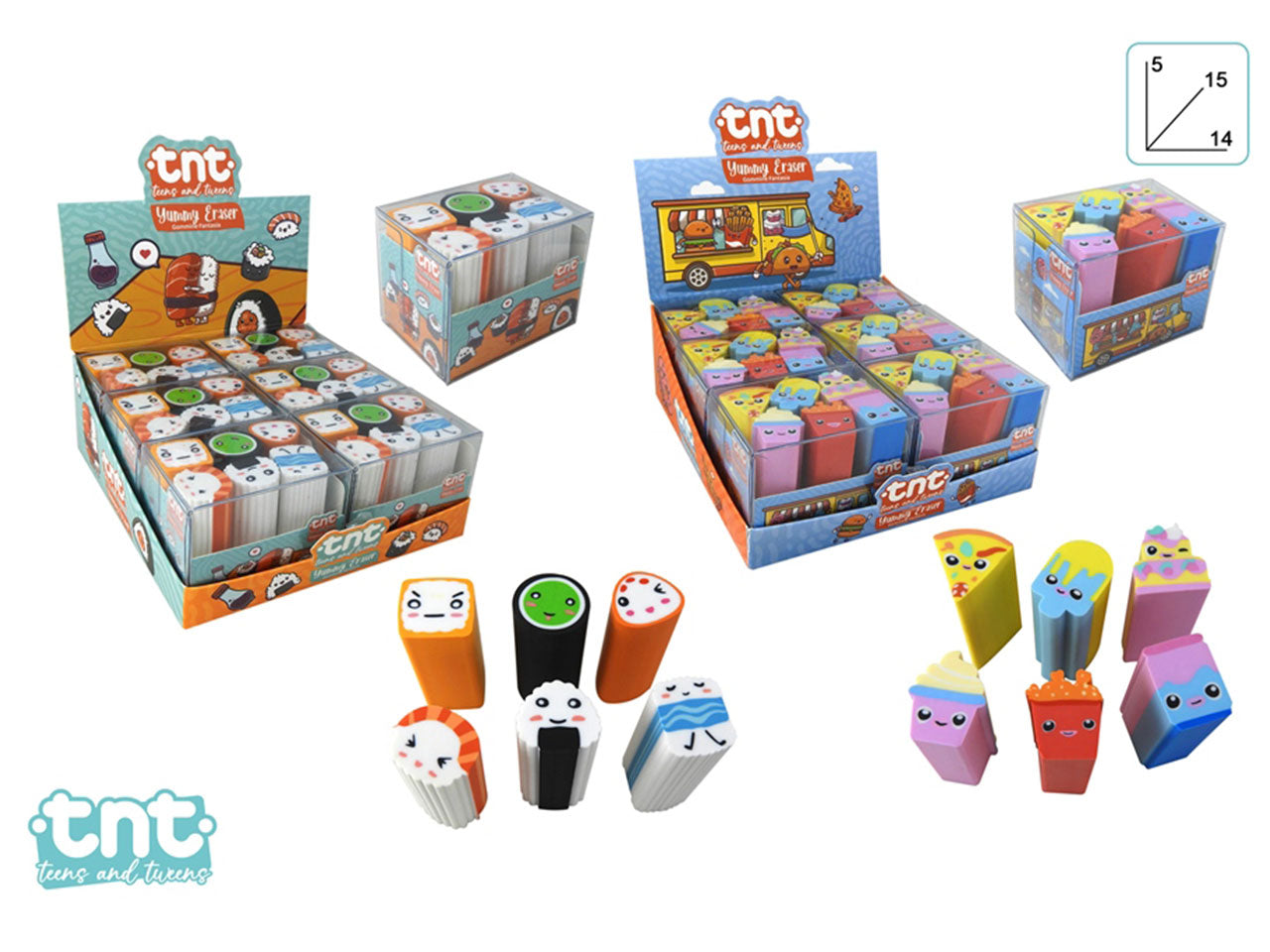 Tnt set gommine 5cm 92032