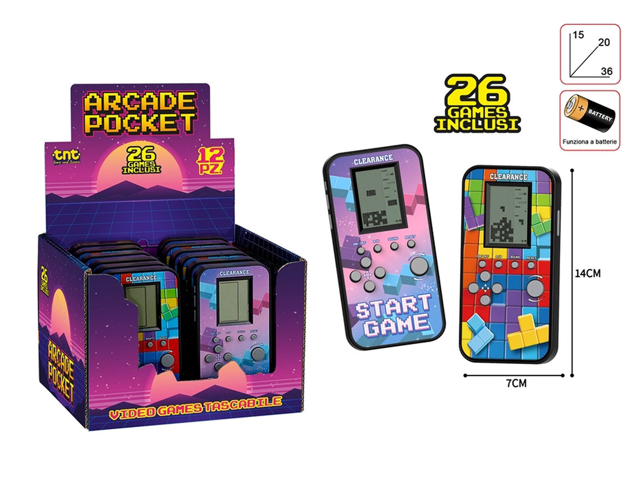 Pocket arcade 26 games