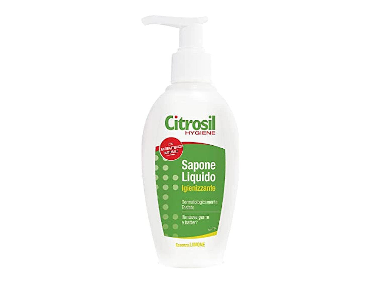 Citrosil hygiene sapone liquido con antibatterico naturale con essenza al limone