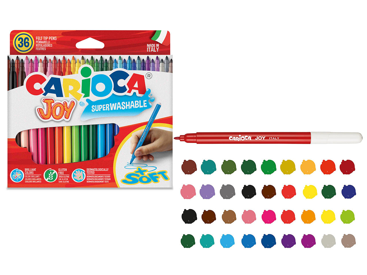 Pennarelli carioca joy 36 pezzi 40616