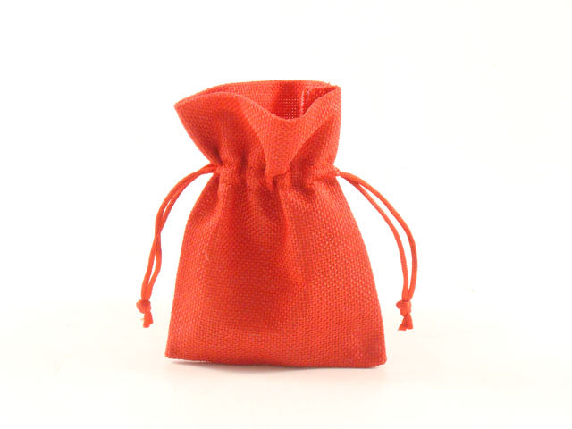Sacchetto juta rosso 9,5x13 ck7022/r