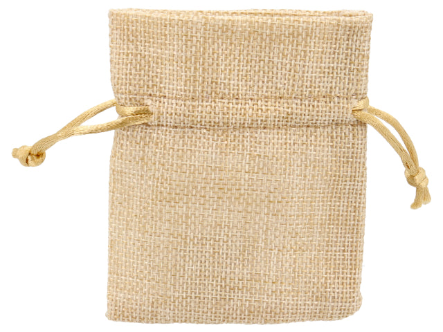 Sacchetto stoffa con tirante beige 8x10 cm ck7307 bei