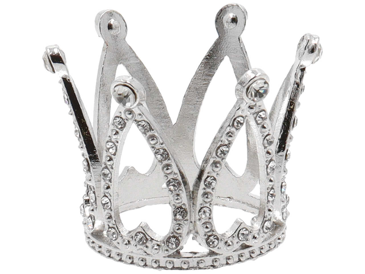 Corona metallo 3,3x3,5cm argento ck8521