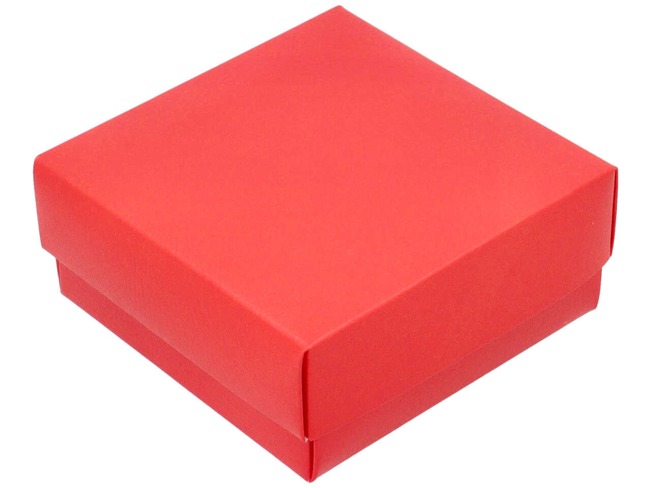Scatola 10x10x4,5cm rossa box34 rs