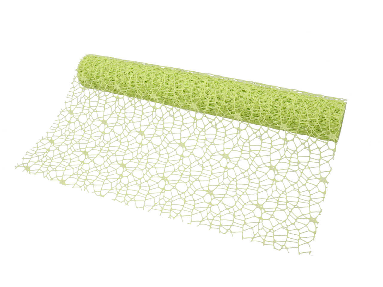 Rotolo a rete larga per fiori verde mela in plastica 48cmx5mt - Arte in Fiore
