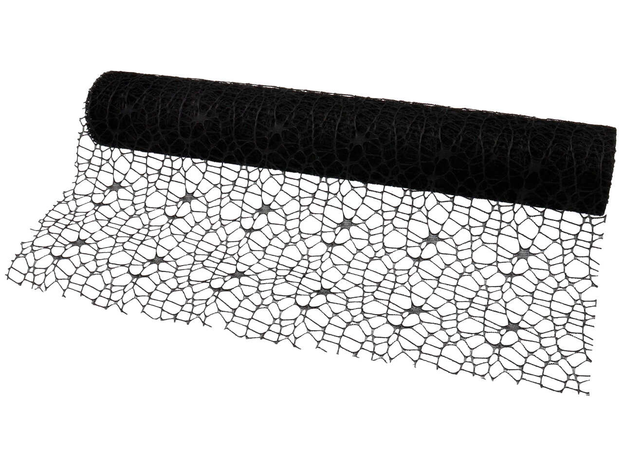 Rotolo a rete larga per fiori nero in plastica 48cmx5mt - Arte in Fiore