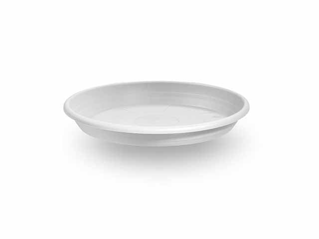 Sottovaso cilindro 25cm bianco