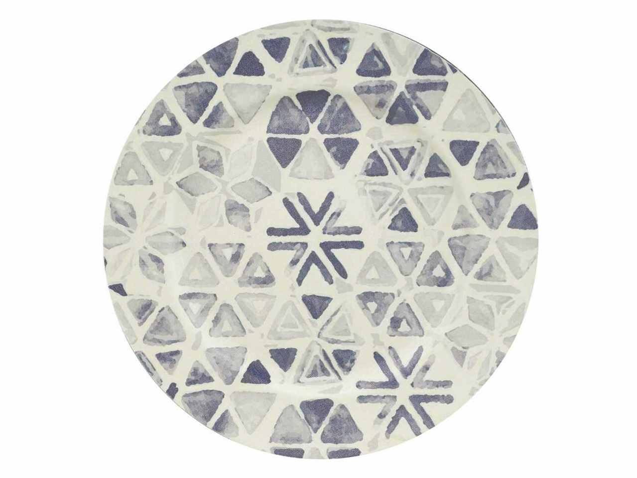 Sotto piatto geometrico blu 33cm 9124870000