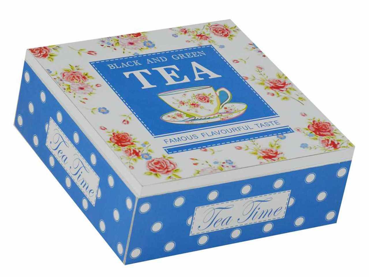 Scatola porta the tea time cm18x18xh7